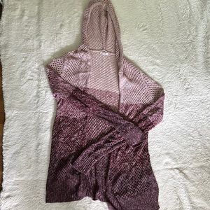 Long sleeve see through sweater